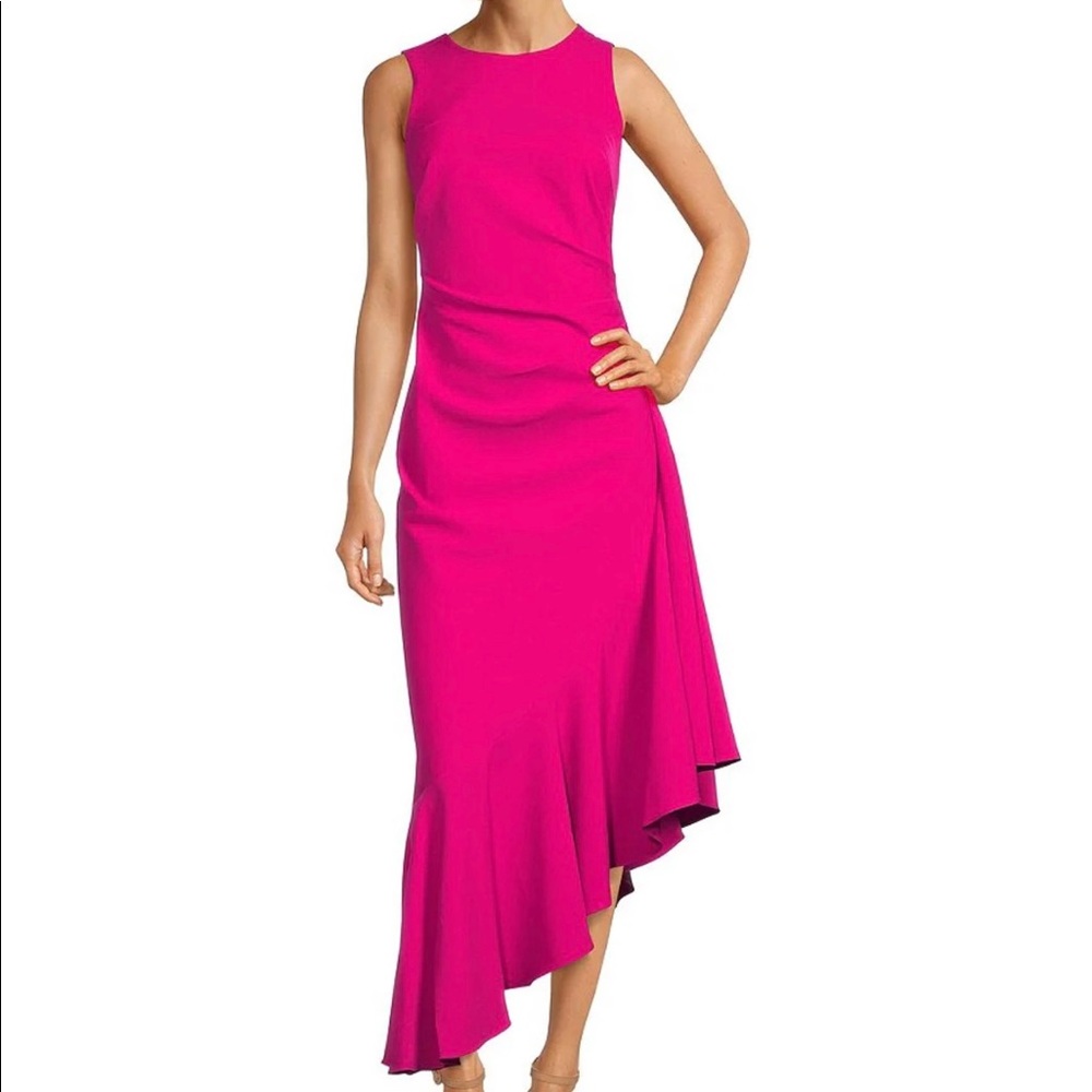 Mother of the bride/groom dress, size 8, worn 1x, comfortable dress, pink
